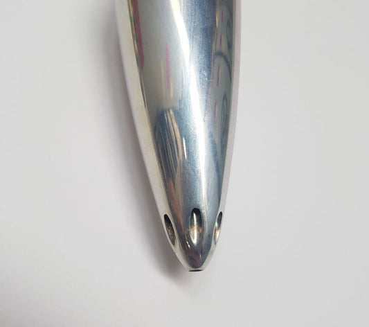 Steel Anal Douche Nozzle Attachment - Steel Sex Toys