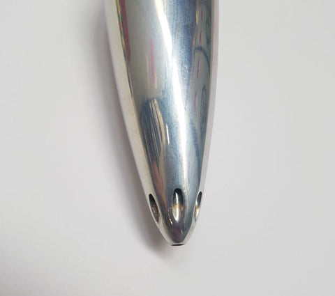 Steel Anal Douche Nozzle Attachment - Steel Sex Toys