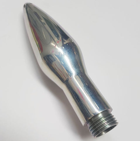 Steel Anal Douche Nozzle Attachment - Steel Sex Toys