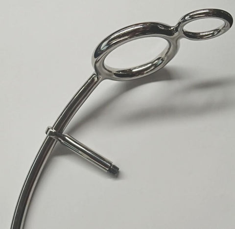Steel Anal Hook With Cock Ring - Spreaders and Hangers