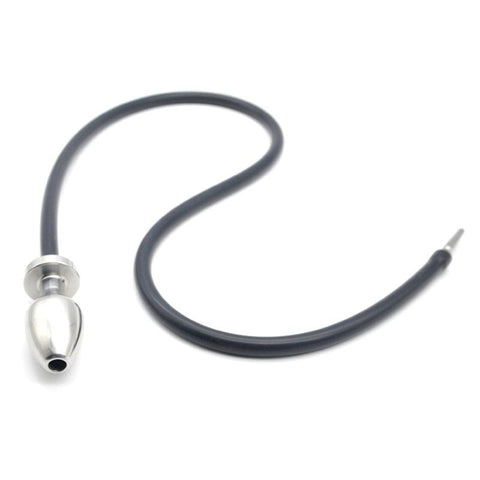 Steel Anal Plug Enema System - Steel Sex Toys