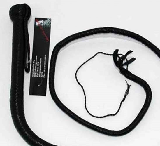 Stockmans Leather Whip 140cm Whips And Crops