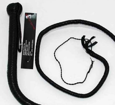 Stockmans Leather Whip 140cm - Whips And Crops