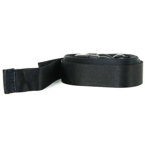 Strap-Ease Bondage Straps 4 Foot Black - Cuffs and Restraints