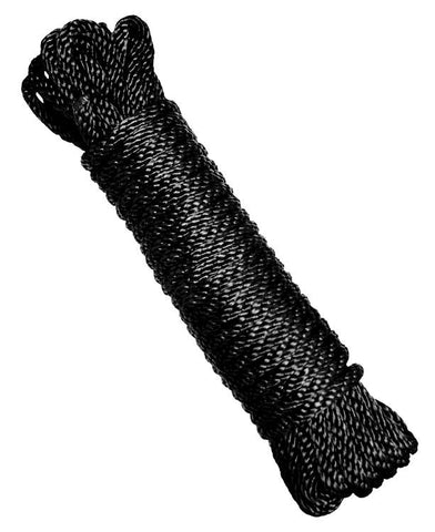 Strict Bondage Rope 30Ft Black - Cuffs and Restraints