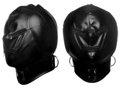 Strict Hood Mask Zipper - Bondage Hoods