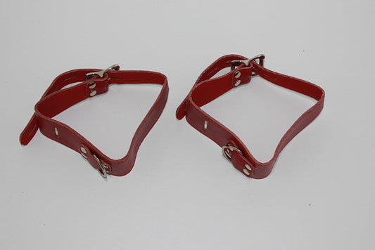 Strict Leather Wrist/Ankle Restraints with O-Ring Cuffs and Restraints