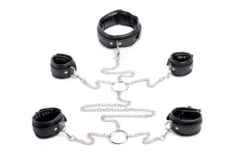 Strict Slave Bondage Shackle Set - Cuffs and Restraints