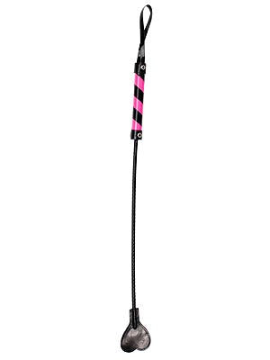 Striped PVC Bondage Crop - Whips And Crops