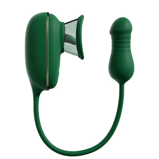 Emerald Thruster - Sensual Bliss, Unforgettable Thrills - Finger and Tongue Vibrators