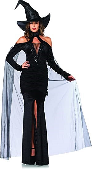 Bewitching Elegance - Leg Avenue's Sultry Sorceress Costume Fancy Dress Ups