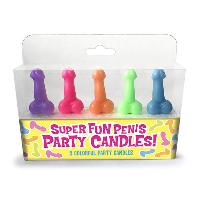 Super Fun Penis Candles - 5 Pack Party Gifts and Novelties