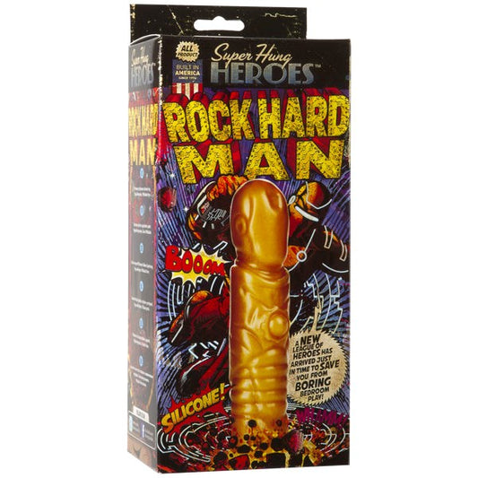 Doc Johnson Super Hung Heroes Rock Hard Man Fantasy Dildo - Non-Realistic Dildos