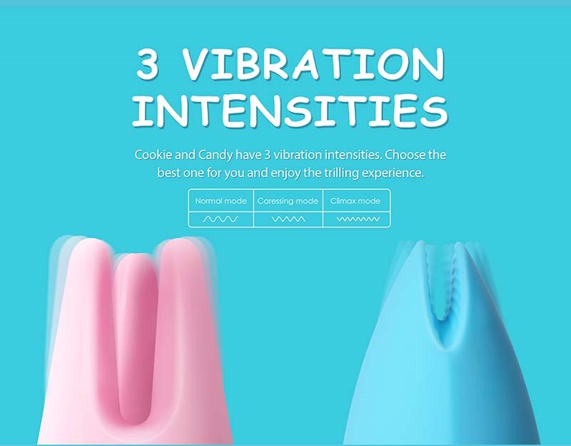 Svakom Cookie Foreplay Vibe Clit Ticklers and Pulsators