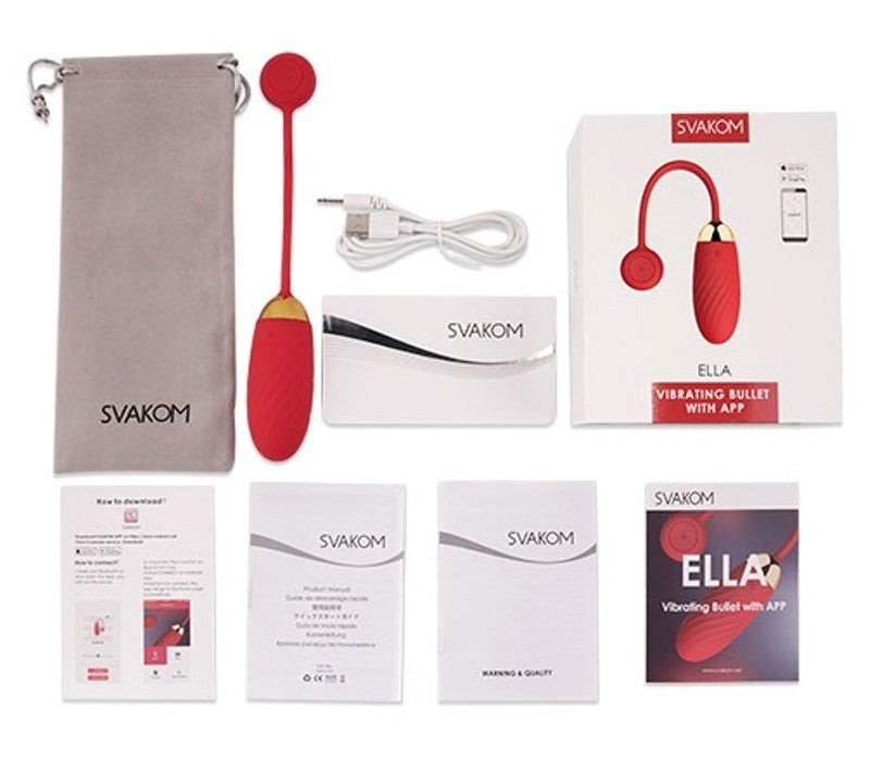 Svakom Ella Vibrating Bullet with App Waterproof Vibrators