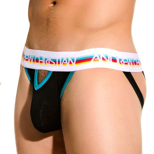 Teaser Bubble Butt Jock - Black - Jocks and G-Strings