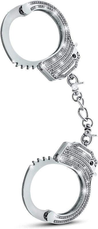 Temptasia Bling Cuffs - Luxurious Stainless Steel Restraints - Collars and Leads