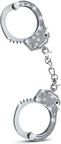 Temptasia Bling Cuffs - Luxurious Stainless Steel Restraints - Collars and Leads
