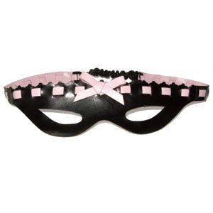Temptations Direct Leather Mask with Stylish Lace - Fancy Dress Ups