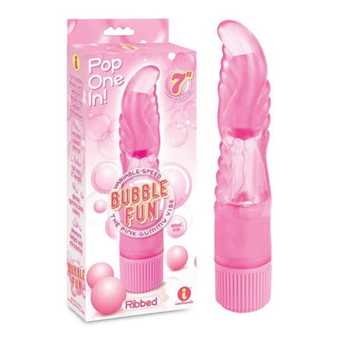 The 9's Bubble Fun - Ribbed - G-Spot Vibrators