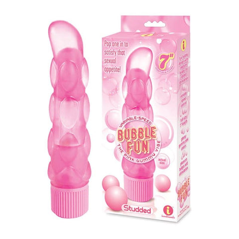 The 9's Studded Bubble - Unleash Euphoric Pleasure - G-Spot Vibrators