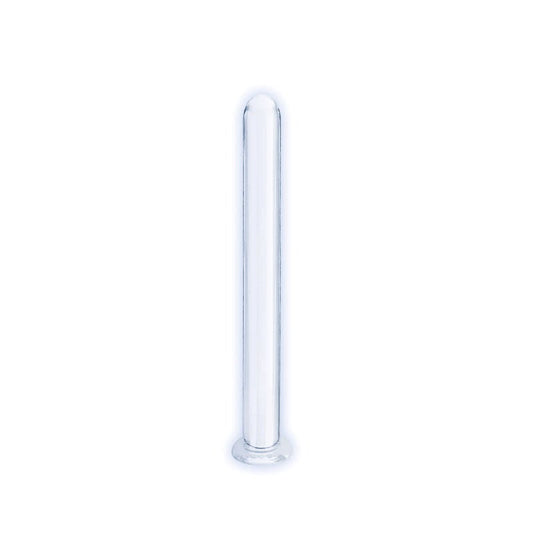 Sophisticated Borosilicate Glass Plug for Elevated Intimacy - Glass Sex Toys