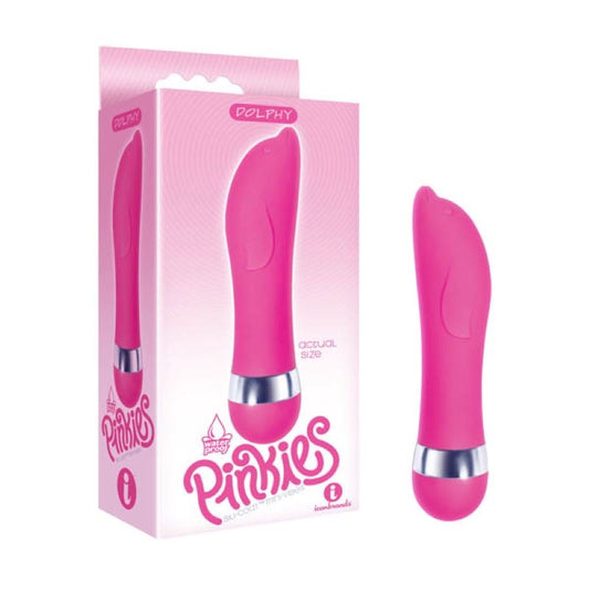 The 9's Pinkies Dolphy - Discreet, Splashproof Pleasure from Icon Brands - G-Spot Vibrators