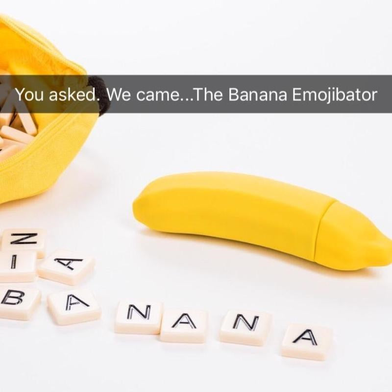 The Banana Emojibator Personal Adult Massager Waterproof Vibrators