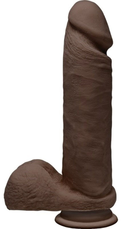 The D Perfect D 8 Inch Chocolate Realistic Dildos