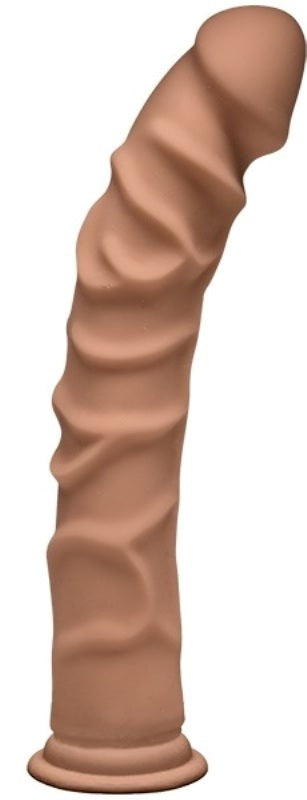 The D Ragin D Caramel 10 Inch Realistic Dildo Realistic Dildos