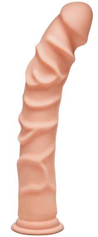 The D The Ragin - Realistic Dildos D 10 Inch Vanilla - Realistic Dildos