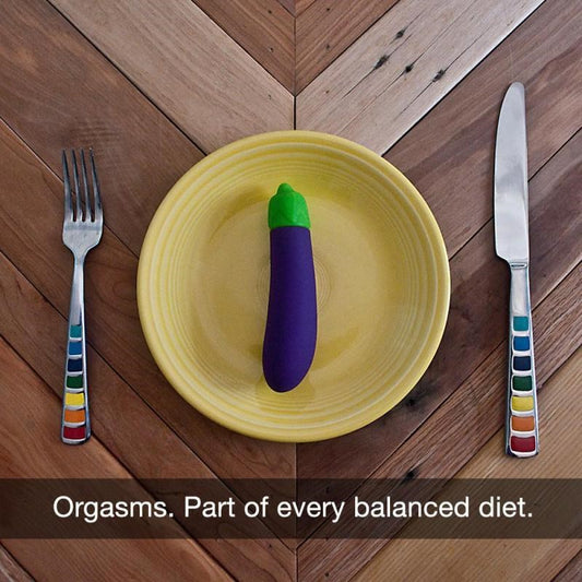 The Eggplant Emojibator - Waterproof Vibrators