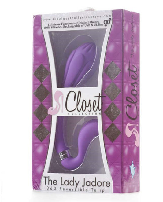 Reversible Dual-Stimulation Rechargeable Toy - The Lady Jadore 360 - G-Spot Vibrators