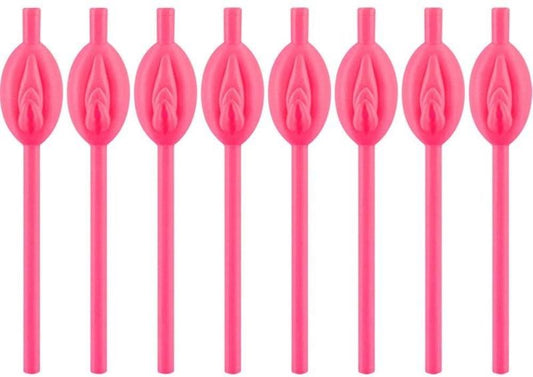 Pipedream The Original Pussy Party Straws 8 Pack - Sex Games, Coupons and Tricks