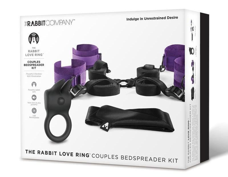 The Rabbit Love Ring Couples Bedspreader Kit Sex Kits