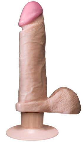 The Realistic Cock Vibrating 6 Inch Flesh - Realistic Dildos