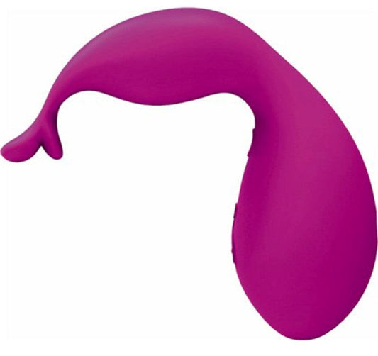 Swan Kiss Teal Vibrator with Squeeze Control - Luxury Sex Toys