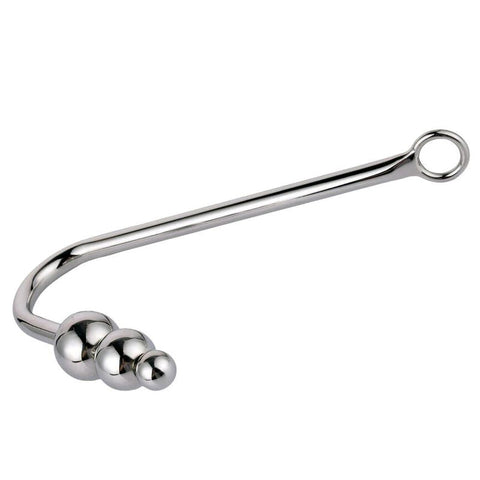 Three Ball Steel Anal Hook - Spreaders and Hangers
