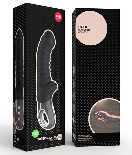 Tiger Black Line - Waterproof Vibrators