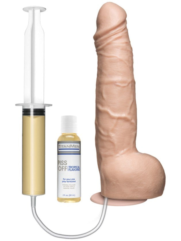 Titan Men Piss Off Cock Cup Vanilla Realistic Dildos