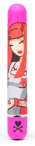 tokidoki Pyro Girl Power Vibe 7 Function Classic Vibrator - Personal Massagers