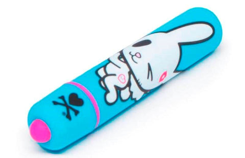 tokidoki Single Speed Mini Bullet Vibrator Blue Lovehoney Bunny - Personal Massagers