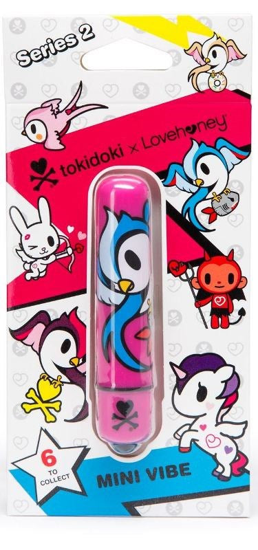 tokidoki Single Speed Mini Bullet Vibrator Pink Bomb Bird Personal Massagers