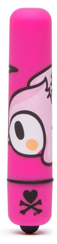 tokidoki Single Speed Mini Bullet Vibrator Pink Heart Bird - Personal Massagers