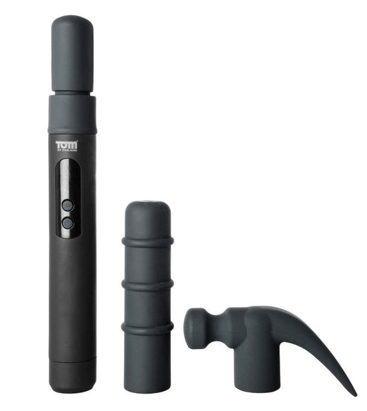 Tom of Finland Night Stick and Hammer 2 Interchangeable Heads - Non-Realistic Dildos