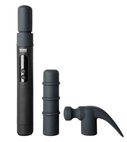 Tom of Finland Night Stick and Hammer 2 Interchangeable Heads - Non-Realistic Dildos