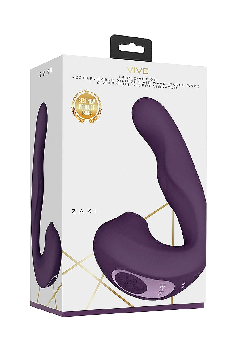 Vive Zaki Air and Pulse Wave G-Spot Vibrator G-Spot Vibrators