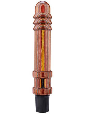 Treeze Multicolour Ribbed 8" Vibrator Vibrating Dildos