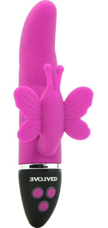 Trio of Hearts Lush Butterfly Vibrator - Rabbit Vibrators