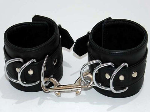 Luxurious Leather Restraints for Thrilling Kink Sessions - Cuffs and Restraints